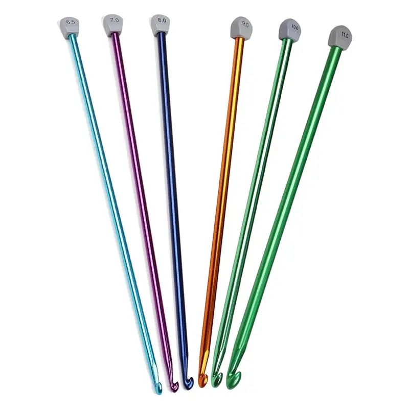 AEE8-5 Size Extra Tunisian Long Crochet Hooks 6.5Mm - 11.0 Mm, Aluminum Afghan 13.78 Inches Long Crochet Needles
AEE8-5 Size Extra Tunisian Long Crochet Hooks 6.5Mm - 11.0 Mm, Aluminum Afghan 13.78 Inches Long Crochet Needles