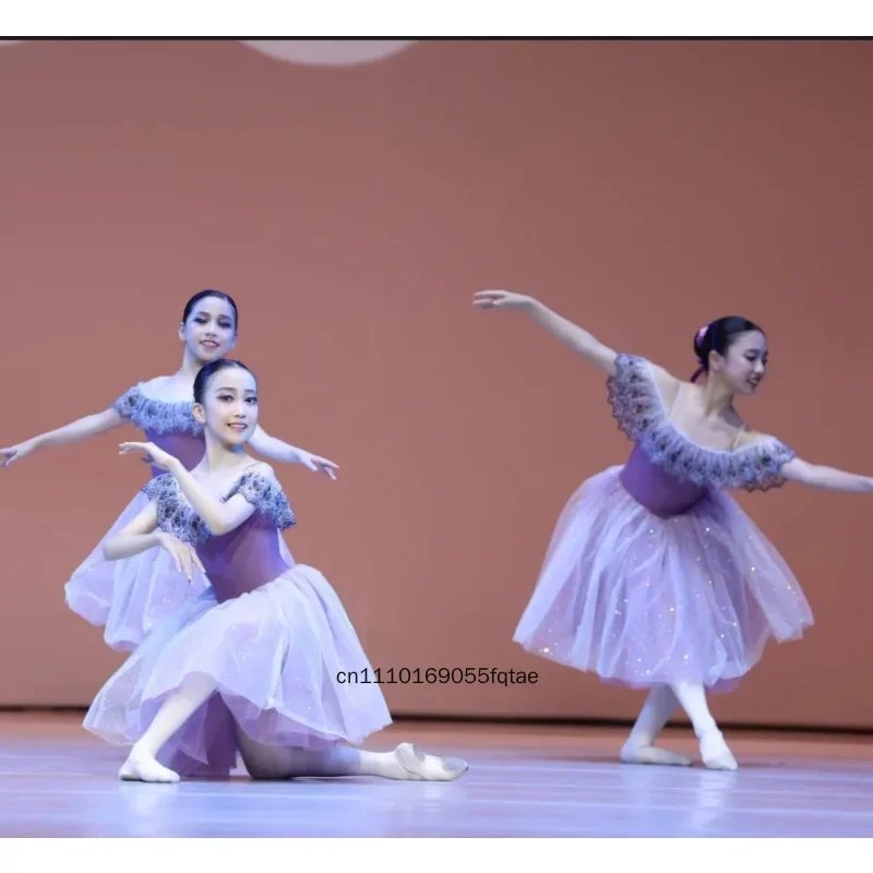 Purple Ballet Tutu Dress Adult Kids Girls Long Tulle Gauze Skirt Professional Dance Costume For Performance Competition Wear
Purple Ballet Tutu Dress Adult Kids Girls Long Tulle Gauze Skirt Professional Dance Costume For Performance Competition Wear