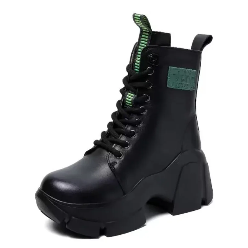 Модные женские зимние теплые шерстяные ботинки, ботинки до середины икры из 100% натуральной кожи на танкетке, увеличивающие рост, на платформе из овчины
Модные женские зимние теплые шерстяные ботинки, ботинки до середины икры из 100% натуральной кожи на танкетке, увеличивающие рост, на платформе из овчины