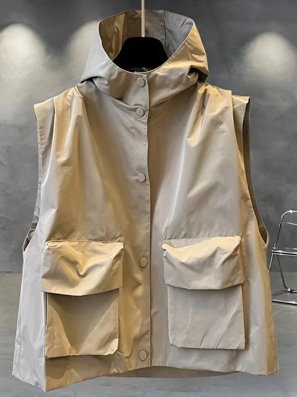 Pure Color Hooded Open Cardigan Jacket Men's Outerwear Spring Autumn Trendy Workwear 3D Pocket Design Casual Loose Fit
Pure Color Hooded Open Cardigan Jacket Men's Outerwear Spring Autumn Trendy Workwear 3D Pocket Design Casual Loose Fit