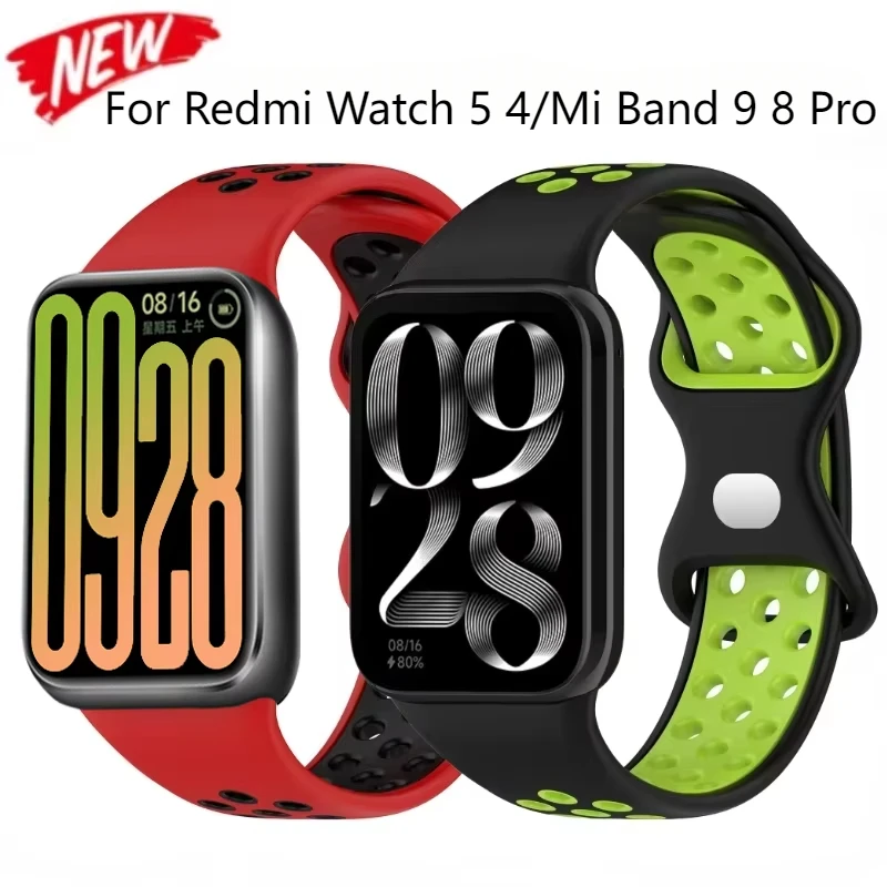 Silicone Strap for Redmi Watch 4 5 Two-tone Smartwatch Replacement Xiaomi Mi Band 9 8 Pro Bracelet Wristband Accessorise Correa
Silicone Strap for Redmi Watch 4 5 Two-tone Smartwatch Replacement Xiaomi Mi Band 9 8 Pro Bracelet Wristband Accessorise Correa