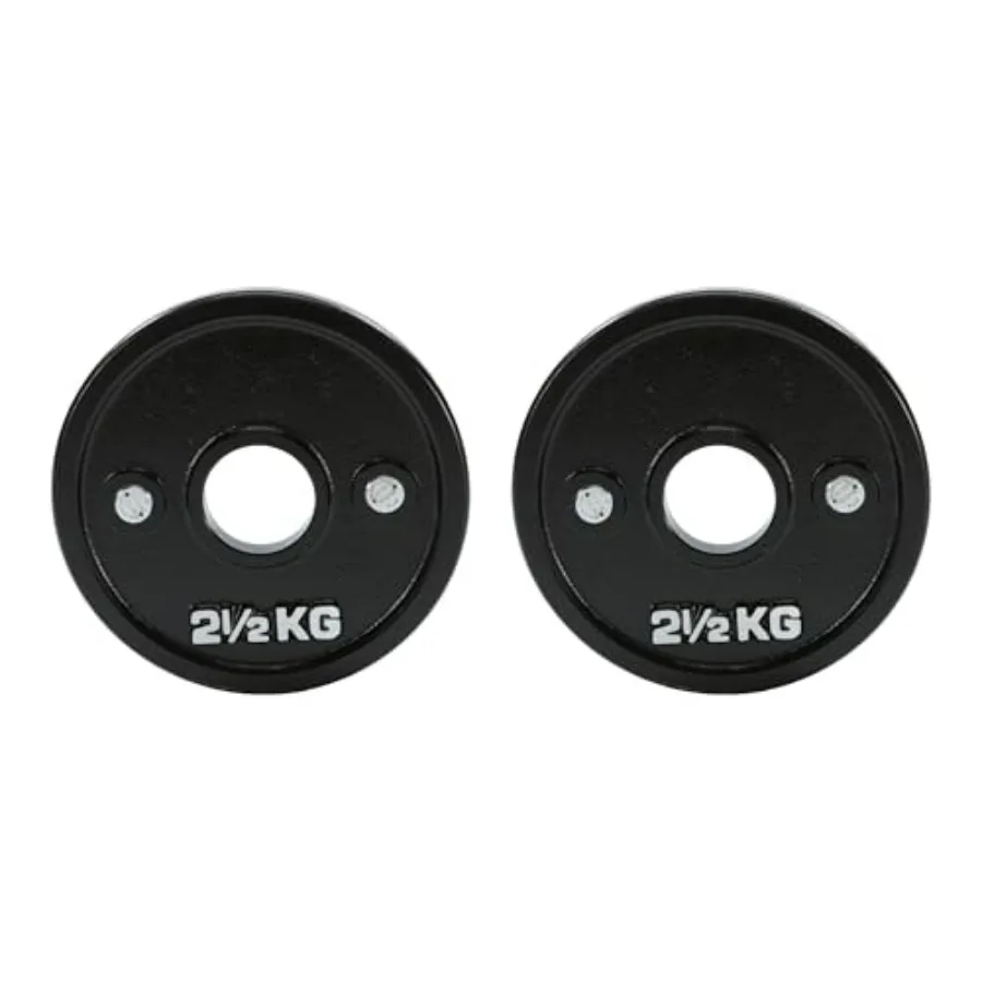 Calibrated Powerlifting Plate Pair 2.5kg Steel Black Durable Wght Plates for Strength Training
Calibrated Powerlifting Plate Pair 2.5kg Steel Black Durable Wght Plates for Strength Training