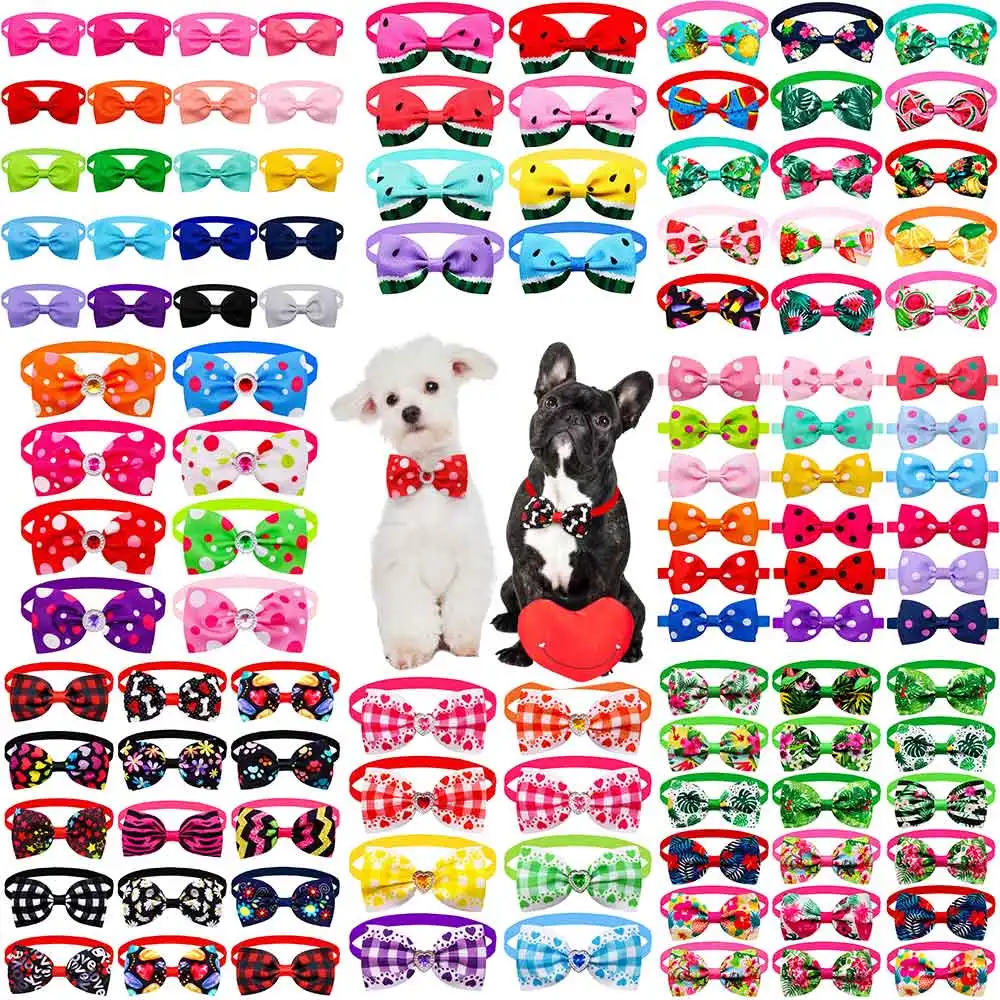 40/80PCS Multi-style Dog Bow Ties Adjustable Pet Dog Collars Wholesale Pet Grooming Accessories For Dogs Bowties Collars
40/80PCS Multi-style Dog Bow Ties Adjustable Pet Dog Collars Wholesale Pet Grooming Accessories For Dogs Bowties Collars