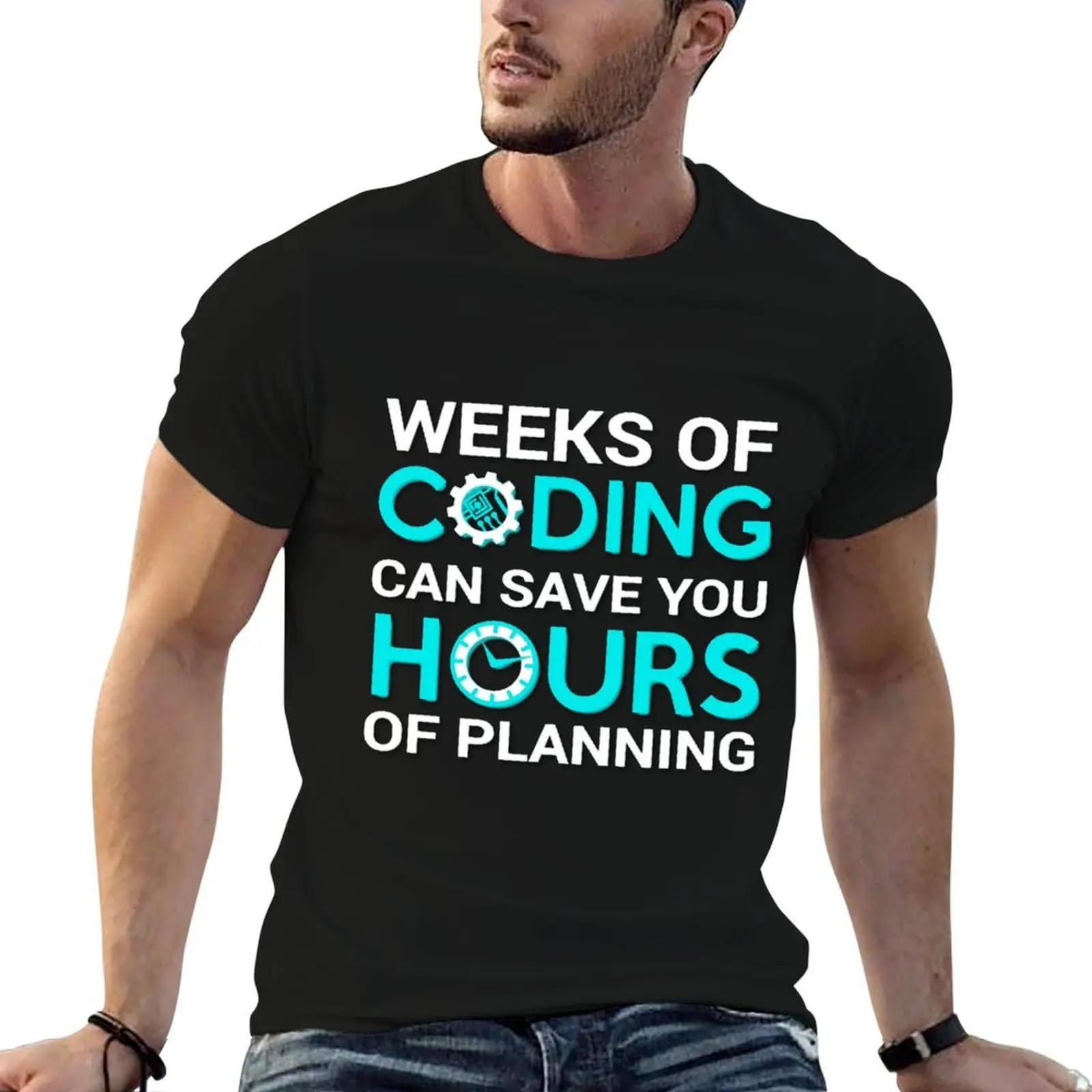 Weeks of coding T-Shirt t shirts for man cotton soft man t shirts graphic black cotton t-shirt plain for man package T-shirt
Weeks of coding T-Shirt t shirts for man cotton soft man t shirts graphic black cotton t-shirt plain for man package T-shirt