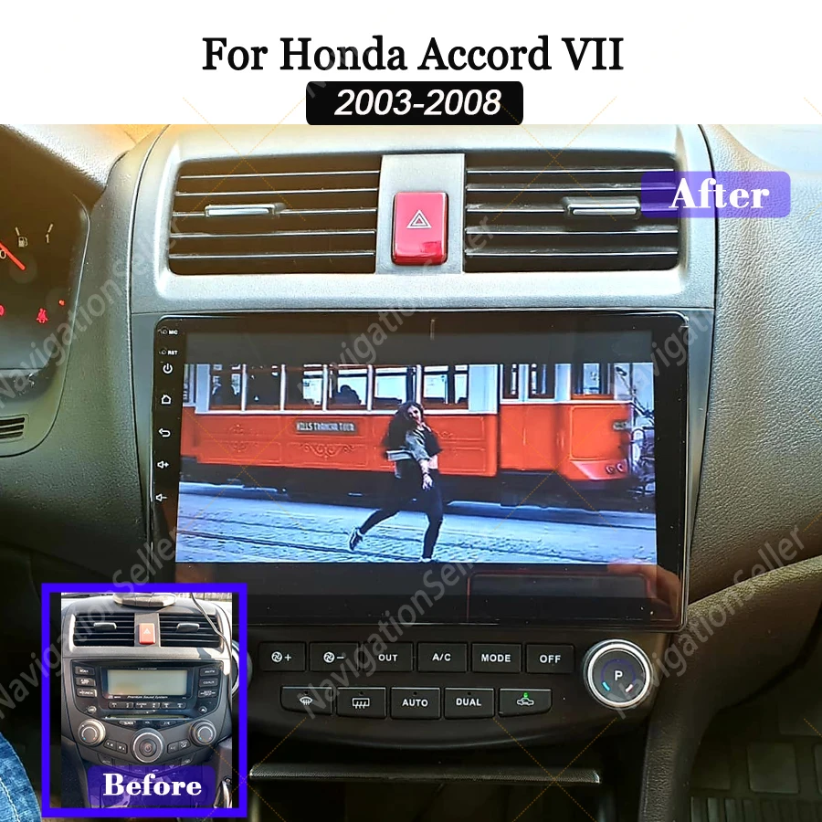 Android Stereo For Honda ACCORD 7 VII 2003 2004 2005 2006 2007 2008 Auto Radio Carplay Screen Multimedia Player Head Unit DSP BT
Android Stereo For Honda ACCORD 7 VII 2003 2004 2005 2006 2007 2008 Auto Radio Carplay Screen Multimedia Player Head Unit DSP BT