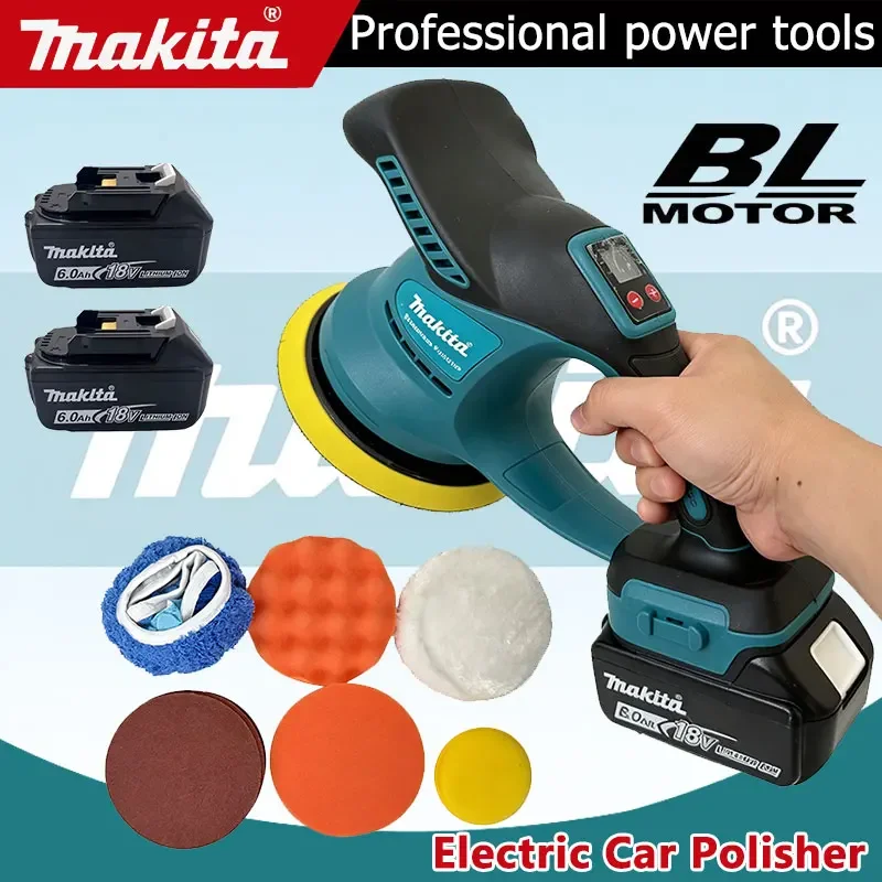 Makita Cordless Car Polisher with Brushless Motor, 6-Speed Adjustable for Detailing and Waxing Sanding Sealing Glaze Tool
Makita Cordless Car Polisher with Brushless Motor, 6-Speed Adjustable for Detailing and Waxing Sanding Sealing Glaze Tool