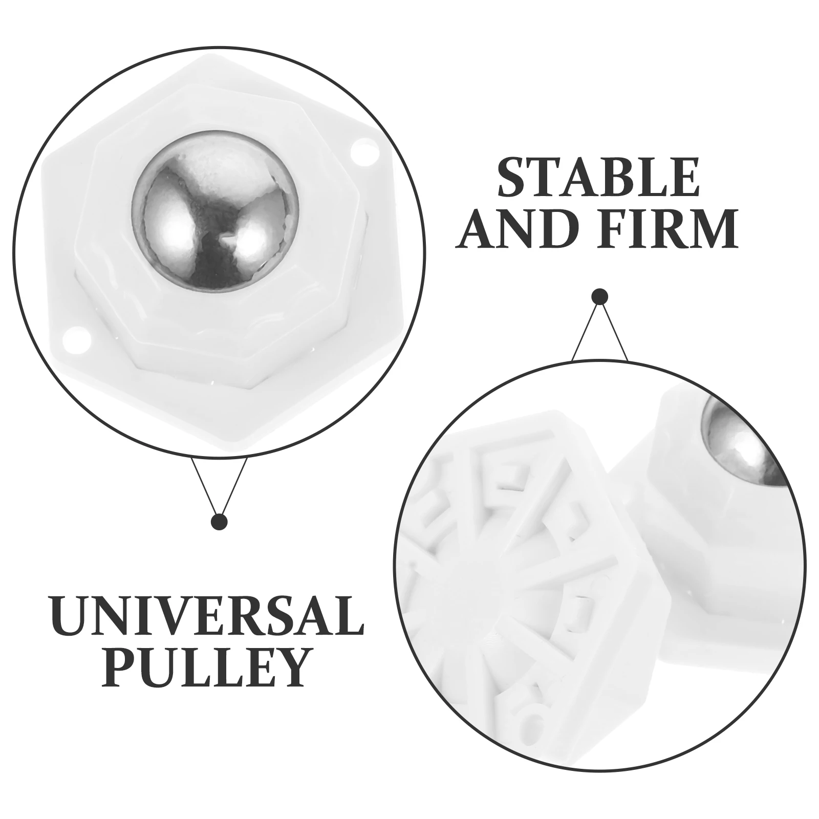 1 set Furniture Casters 20mm Steel Ball Bearings Heavy Duty 360 Degree Rotating Self Adhesive Black 200kg Capacity Hardware
1 set Furniture Casters 20mm Steel Ball Bearings Heavy Duty 360 Degree Rotating Self Adhesive Black 200kg Capacity Hardware