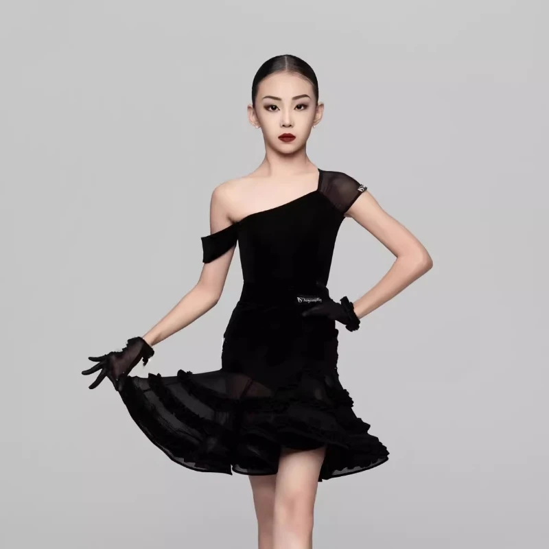 New Modern Dance Skirts National Standard Child Ballroom Dance Waltz Social Dance Long Dresses Competition Performance Costume
New Modern Dance Skirts National Standard Child Ballroom Dance Waltz Social Dance Long Dresses Competition Performance Costume