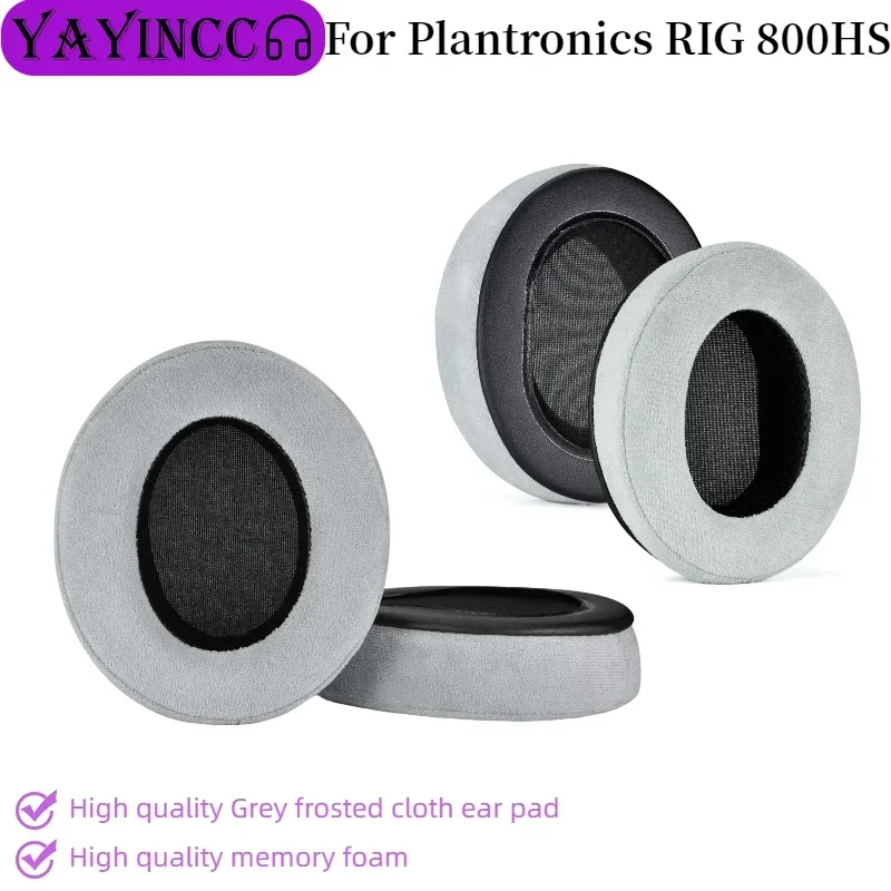 Replacement Memory sponge Grey frosted cloth Ear pad For Plantronics RIG 800HS headset very comfortable to wear 12.02,
Replacement Memory sponge Grey frosted cloth Ear pad For Plantronics RIG 800HS headset very comfortable to wear 12.02,