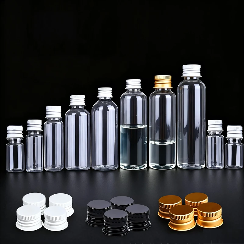 50Pcs 5/10/20/30/50/60/80/100/120ML Mini Portable PET Plastic Bottles W/ Aluminum Screw Lids Travel Cosmetic Container Lotion
50Pcs 5/10/20/30/50/60/80/100/120ML Mini Portable PET Plastic Bottles W/ Aluminum Screw Lids Travel Cosmetic Container Lotion