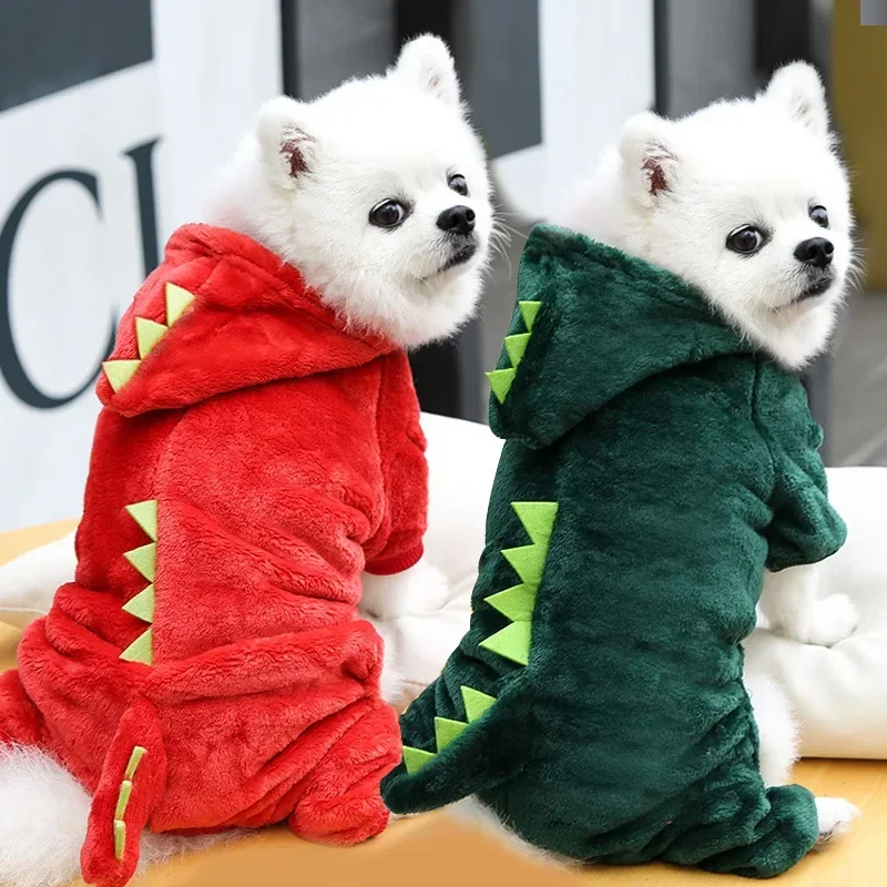 Red Dinosaur Dog Clothes Winter Warm Dog Coat Jacket for Dogs Hoodies Chihuahua French Bulldog Clothing Fleece Pet Jumpsuits
Red Dinosaur Dog Clothes Winter Warm Dog Coat Jacket for Dogs Hoodies Chihuahua French Bulldog Clothing Fleece Pet Jumpsuits