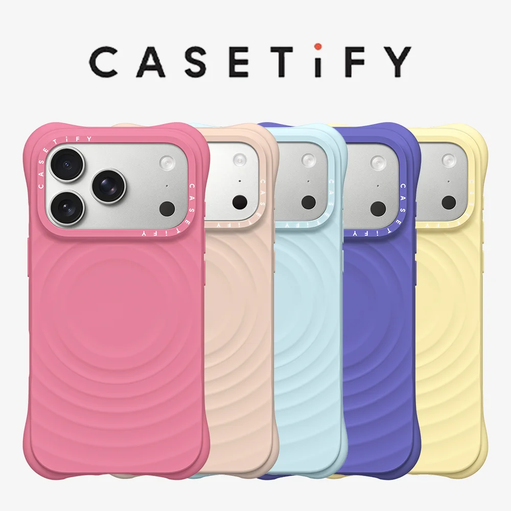 CASETiFY Ripple Case for iPhone 17 16 15 14 Pro Max Wave Texture Military Grade Drop Test Shockproof Slim Anti-Scratch Cover
CASETiFY Ripple Case for iPhone 17 16 15 14 Pro Max Wave Texture Military Grade Drop Test Shockproof Slim Anti-Scratch Cover