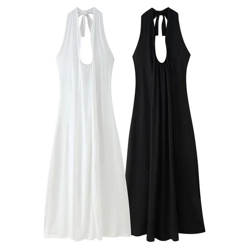 New Women's Fashion Hot-Selling Simple Deep V Waist Slimming Elegant Dress Long Dress
New Women's Fashion Hot-Selling Simple Deep V Waist Slimming Elegant Dress Long Dress