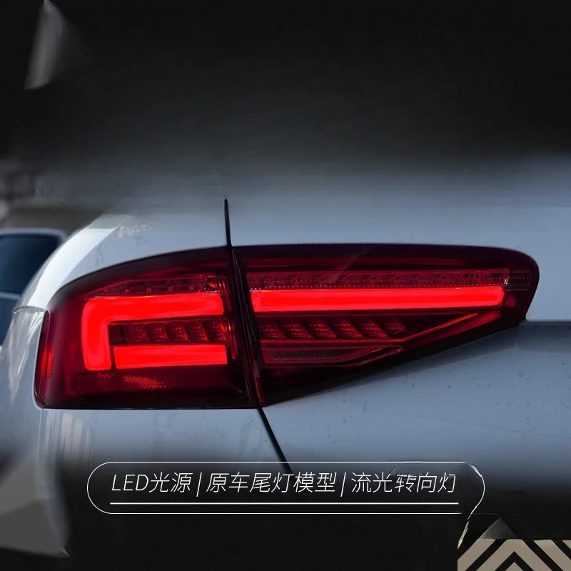 Подходит для Audi A4L 13-16: Комплект задних фонарей B9, модифицированные светодиодные ходовые огни, стоп-сигналы, динамические указатели поворота
Подходит для Audi A4L 13-16: Комплект задних фонарей B9, модифицированные светодиодные ходовые огни, стоп-сигналы, динамические указатели поворота