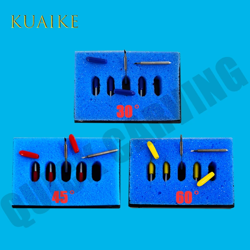 15PCS Roland GCC Jaguar Cutting Plotter 2mm Diameter 30 45 60 Degree Carbide Tungsten Blade Vinyl Film Cutter Knife
15PCS Roland GCC Jaguar Cutting Plotter 2mm Diameter 30 45 60 Degree Carbide Tungsten Blade Vinyl Film Cutter Knife