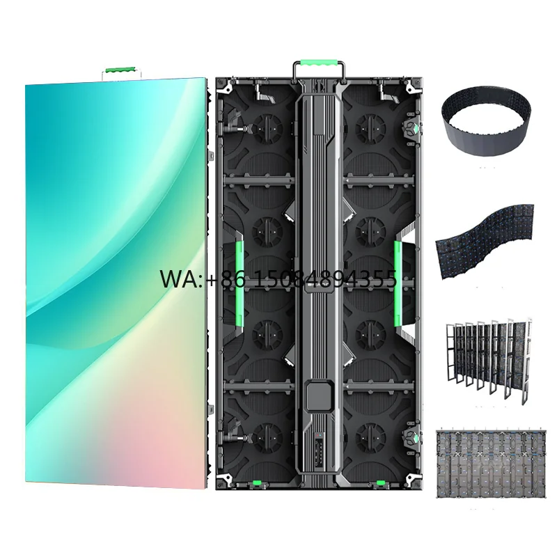 6m X 3m Complete System P2.6 P3.9 P5 Led Display 500x1000mm Led Panel Backdrop Outdoor Rental Led Screen
6m X 3m Complete System P2.6 P3.9 P5 Led Display 500x1000mm Led Panel Backdrop Outdoor Rental Led Screen