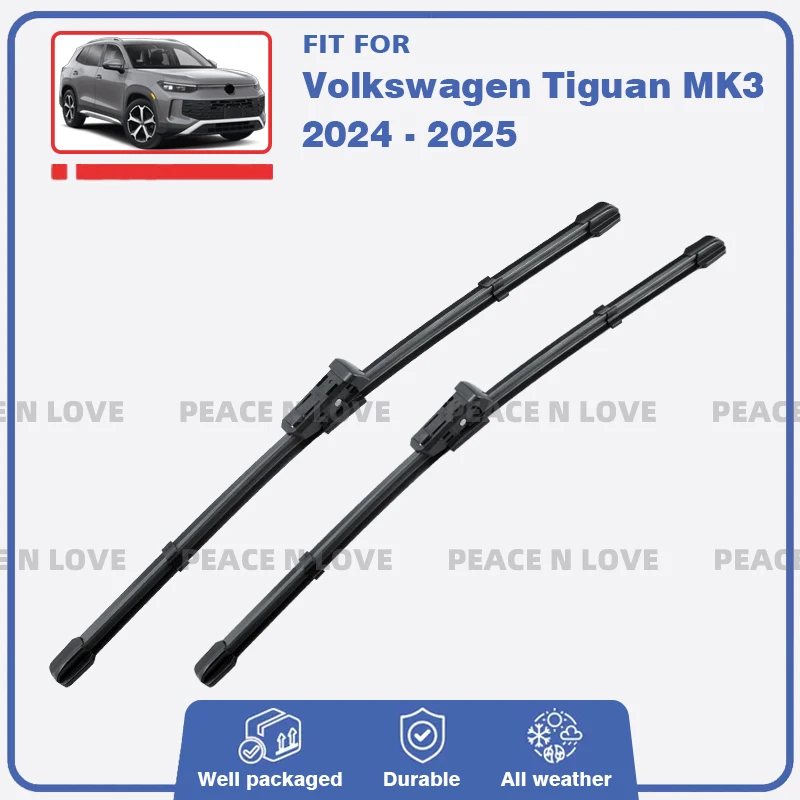 Front Wiper Blades Set For Volkswagen VW Tiguan MK3 2024 2025 2PC Windscreen Windshield Window Rubber Brushes Auto Accessories
Front Wiper Blades Set For Volkswagen VW Tiguan MK3 2024 2025 2PC Windscreen Windshield Window Rubber Brushes Auto Accessories