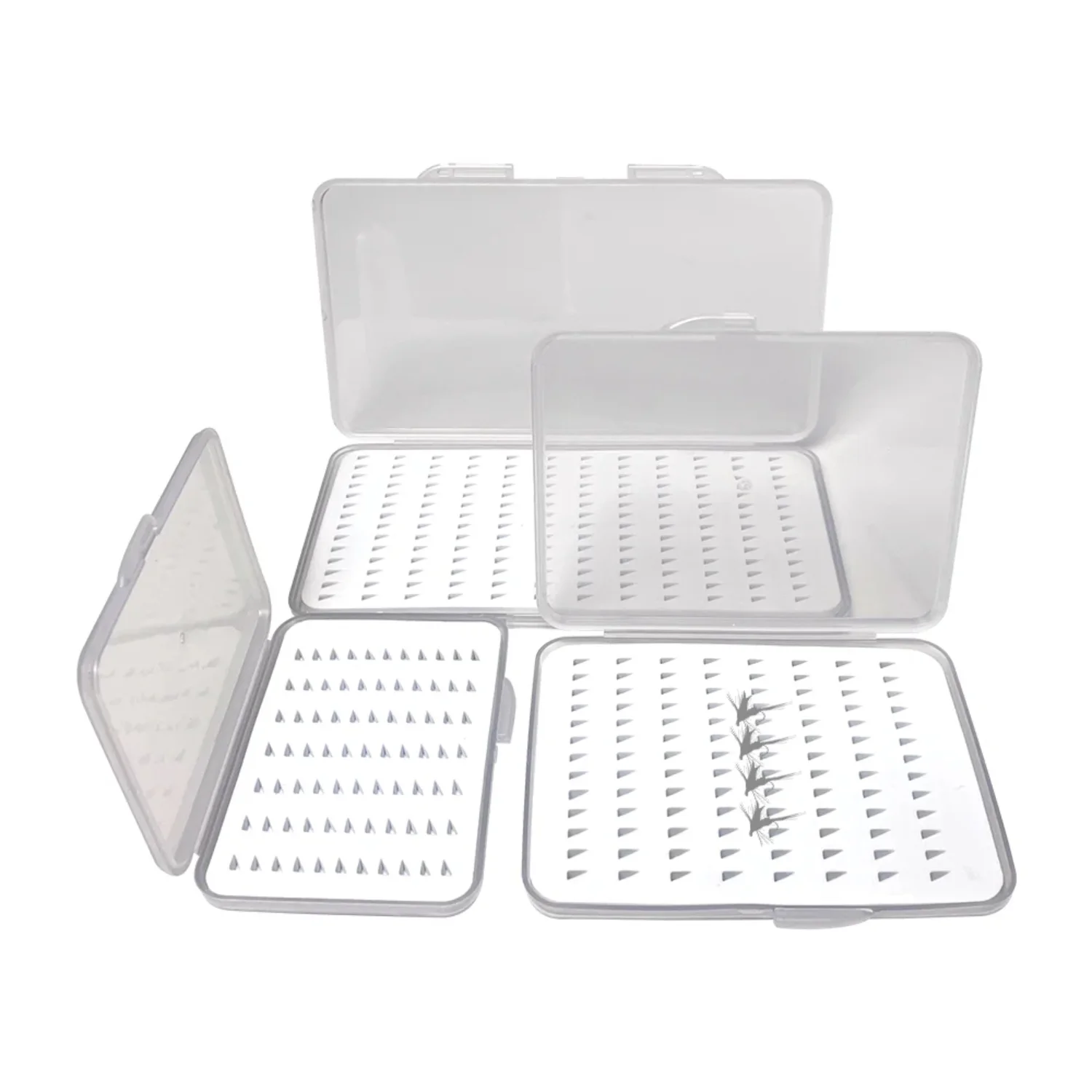 Fly Hook Box Transparent Road Runner Sequins White Stripes Bionic Fly Hook Box Fly Fishing Fake Lures AccessoryBox Calf brace
Fly Hook Box Transparent Road Runner Sequins White Stripes Bionic Fly Hook Box Fly Fishing Fake Lures AccessoryBox Calf brace
