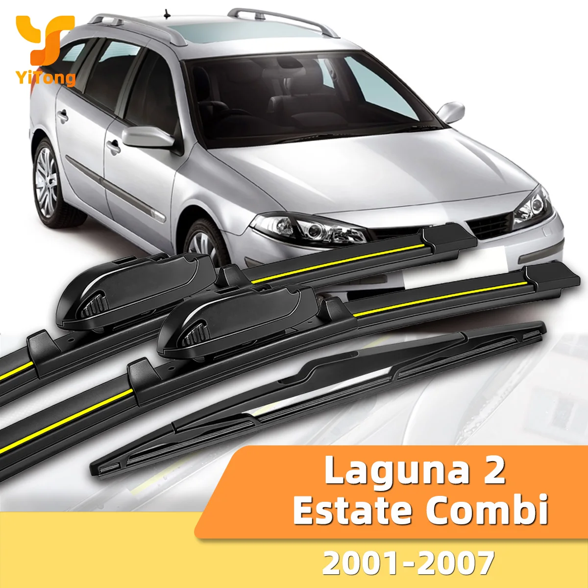 Suitable For Renault Laguna 2 Estate Combi 2001-2007 Front And Rear Windshield Wipers Durable Accessories For Car Windshields
Suitable For Renault Laguna 2 Estate Combi 2001-2007 Front And Rear Windshield Wipers Durable Accessories For Car Windshields