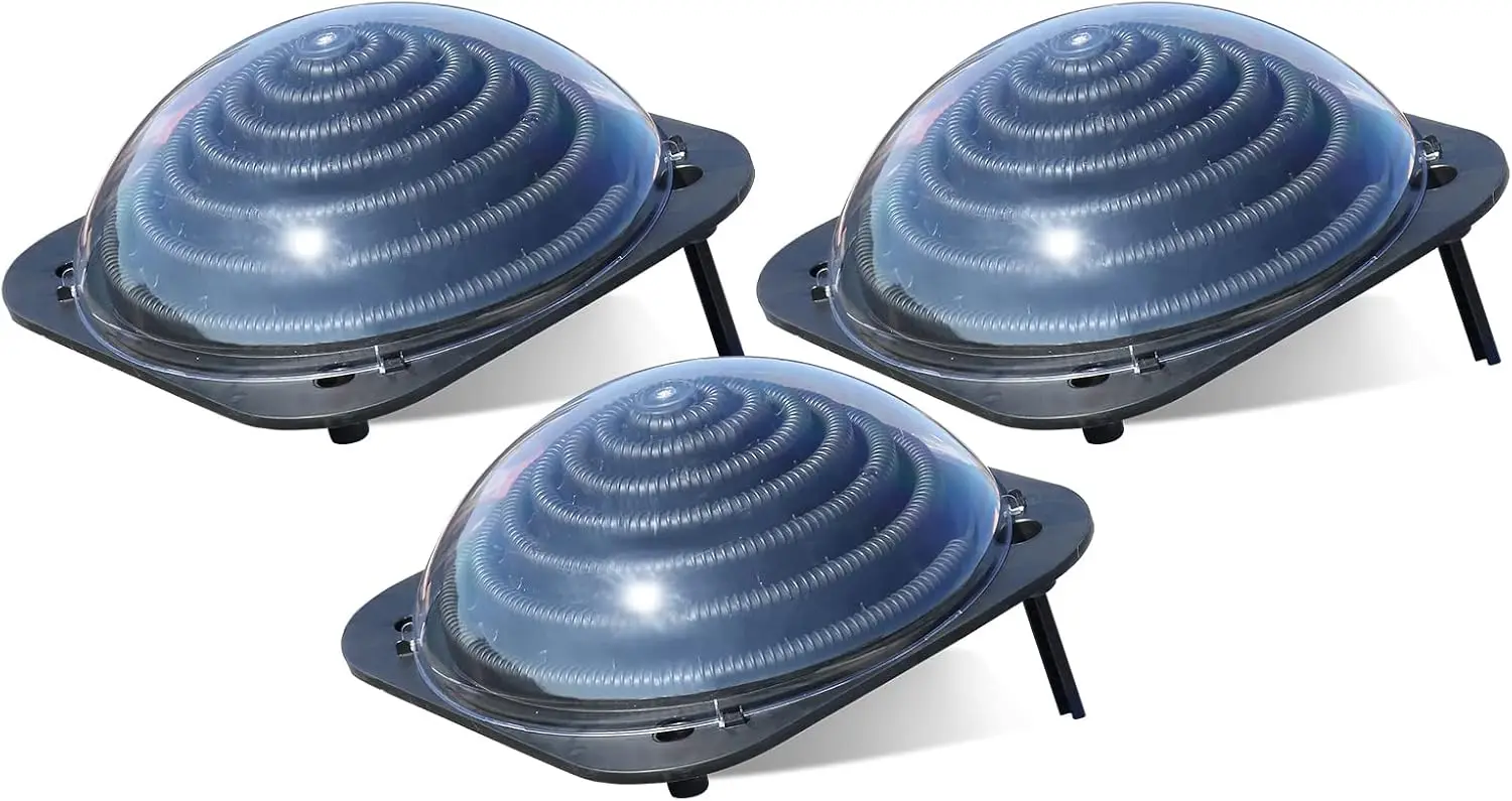 VINGLI Solar Pool Heater Above Ground Domed Solar Powered Swimming Pool Heater Contour Pool Heating Coil (3 Packs)
VINGLI Solar Pool Heater Above Ground Domed Solar Powered Swimming Pool Heater Contour Pool Heating Coil (3 Packs)