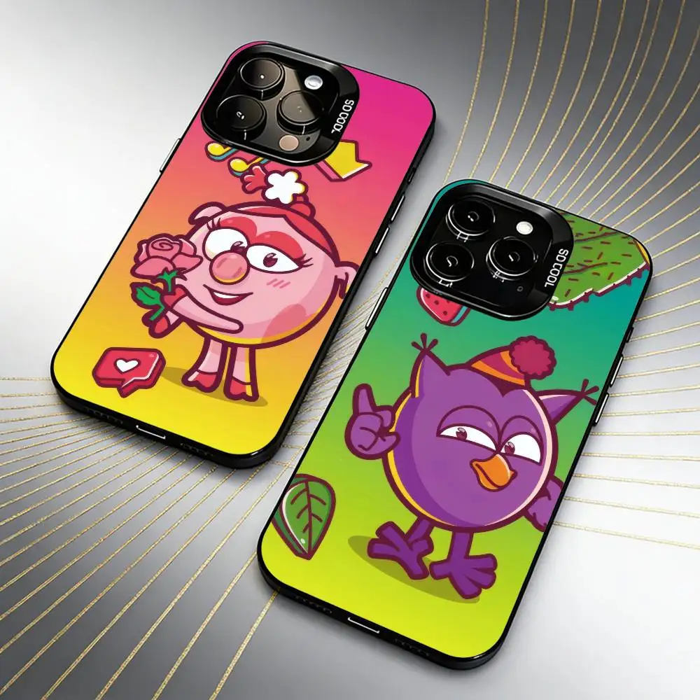 S-Smeshariki Russia Cartoon K-Kikoriki Phone Case For iPhone 16 17 15 14 12 13 Pro Max Black Candy Matte Shockproof Cover
S-Smeshariki Russia Cartoon K-Kikoriki Phone Case For iPhone 16 17 15 14 12 13 Pro Max Black Candy Matte Shockproof Cover