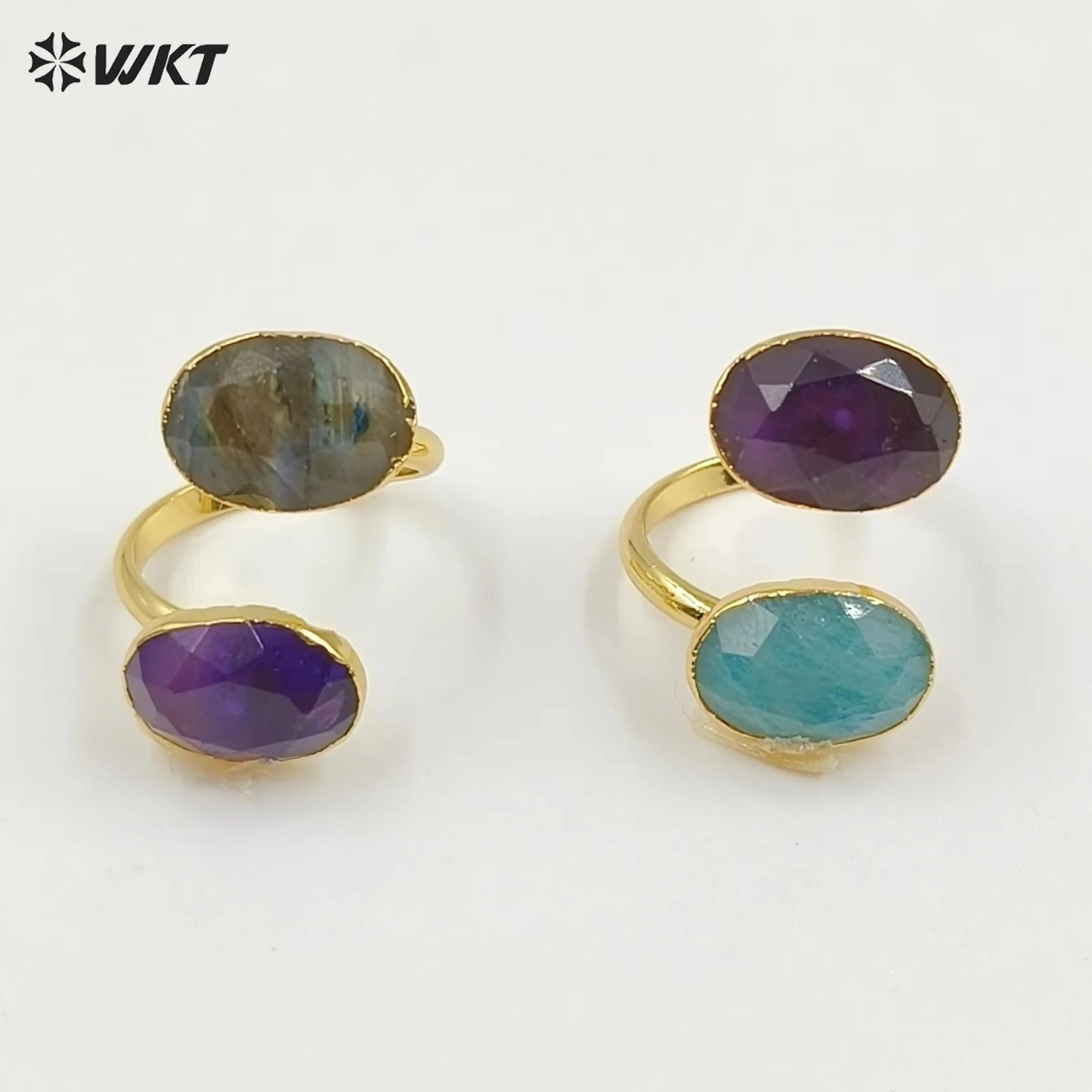 WT-R478 Уникальный и специальный дизайн Лабрадорит и другие красочные драгоценные камни могут быть регулируемыми кольцами для украшения банкета
WT-R478 Уникальный и специальный дизайн Лабрадорит и другие красочные драгоценные камни могут быть регулируемыми кольцами для украшения банкета