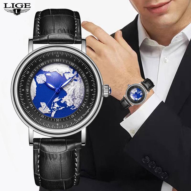 Man Watch LIGE Brand Fashion Luxury Mesh Strap Quartz Man Wristwatch Creative Earth Waterproof Men Clock Casual Watches for Men
Man Watch LIGE Brand Fashion Luxury Mesh Strap Quartz Man Wristwatch Creative Earth Waterproof Men Clock Casual Watches for Men