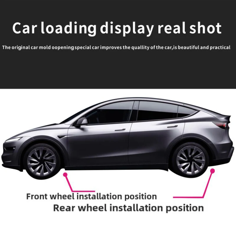 Soft TPE Mud Flap For Tesla Model Y Juniper 2025 2026 Car Mudguard Waterproof Anti-Sand Splash Guard Fender External Accessories
Soft TPE Mud Flap For Tesla Model Y Juniper 2025 2026 Car Mudguard Waterproof Anti-Sand Splash Guard Fender External Accessories