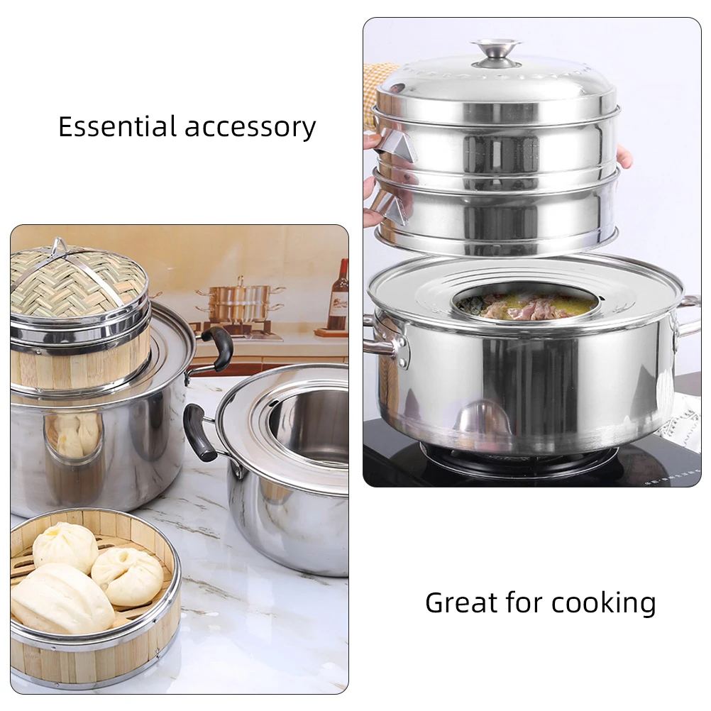 3PCS Stainless Steel Steamer Rack 28.5cm Round Rust Proof Soup Pot Stand Kitchen Cooking Tool for Buns Fish Vegetables
3PCS Stainless Steel Steamer Rack 28.5cm Round Rust Proof Soup Pot Stand Kitchen Cooking Tool for Buns Fish Vegetables