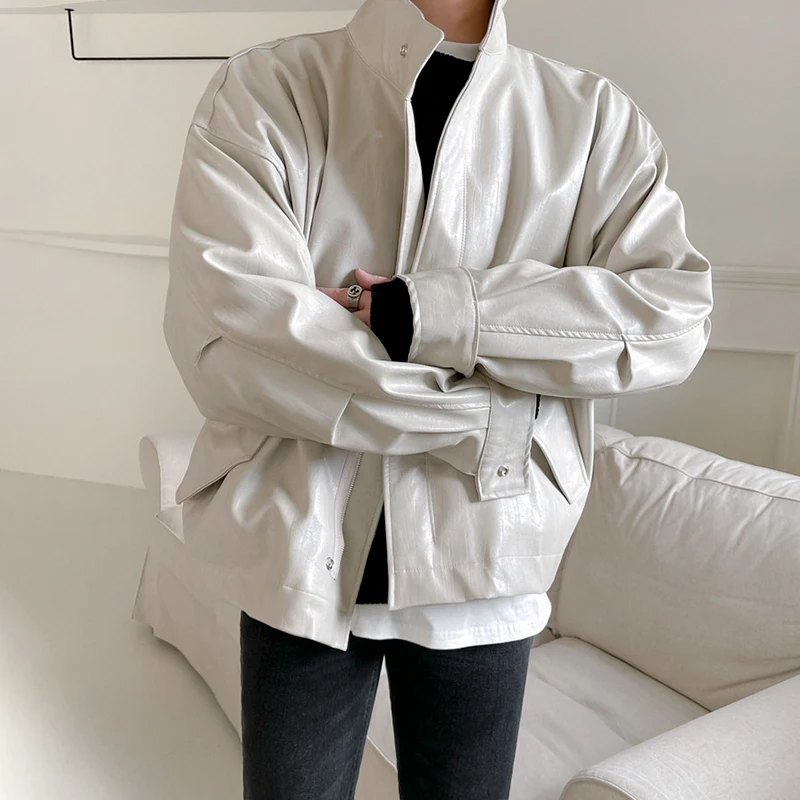 2023 Autumn New Light Luxury Fashion Men Retro Leather Locomotive PU Faux Leather Jacket Men Boutique Clothing Style B106
2023 Autumn New Light Luxury Fashion Men Retro Leather Locomotive PU Faux Leather Jacket Men Boutique Clothing Style B106