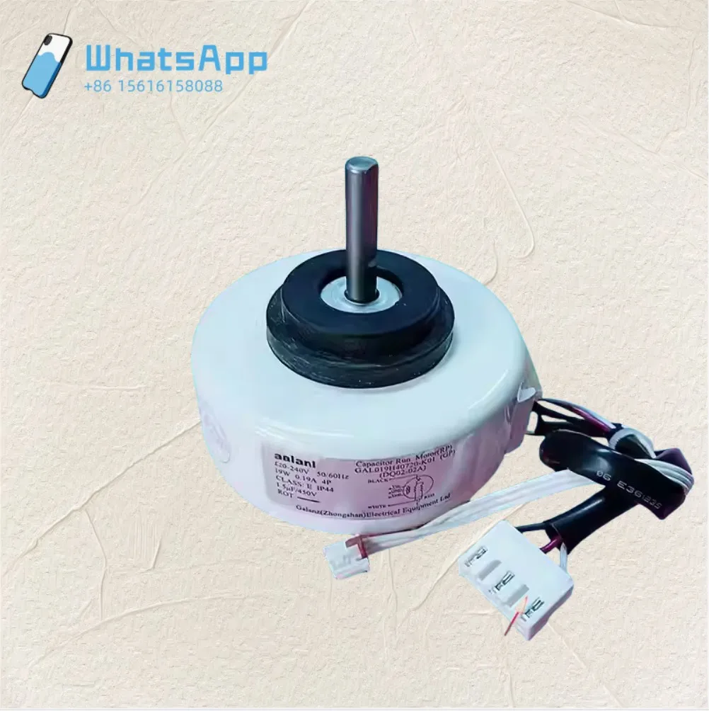 Совершенно новый двигатель внутреннего вентилятора кондиционера Galanz GAL4P19A-KND GAL019H40720-K02 GAL019H40720-K01 двигатель DQ02-02A
Совершенно новый двигатель внутреннего вентилятора кондиционера Galanz GAL4P19A-KND GAL019H40720-K02 GAL019H40720-K01 двигатель DQ02-02A