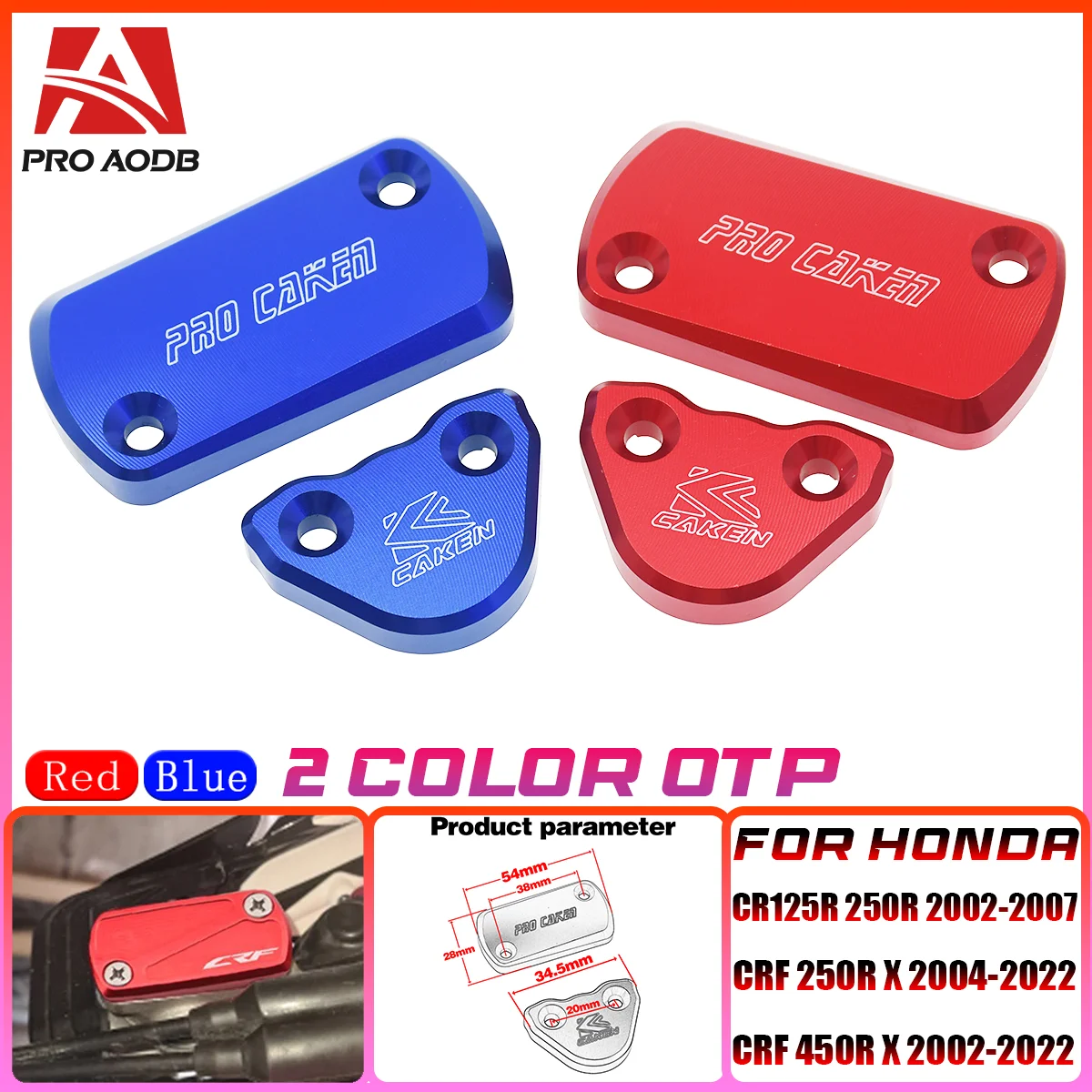 Motorcycle CNC Front Rear Brake Fluid Reservoir Cap Cover For HONDA CR CRF 125R 150R 250R 250X 450R 450X 250RX 450RX 250F 450L R
Motorcycle CNC Front Rear Brake Fluid Reservoir Cap Cover For HONDA CR CRF 125R 150R 250R 250X 450R 450X 250RX 450RX 250F 450L R