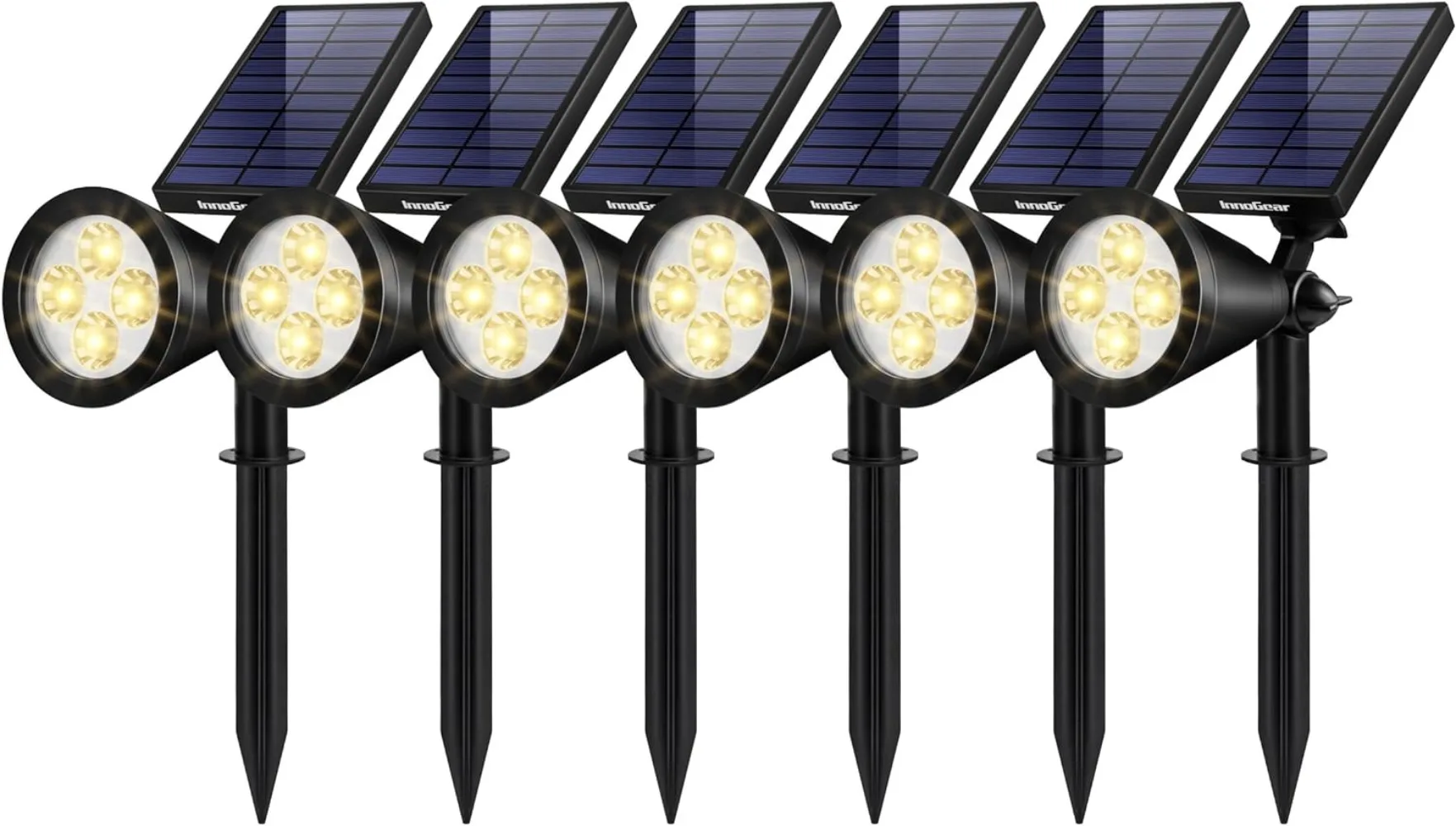 Outdoor Waterproof Solar Garden Light Yard Landscape Lighting Pathway Spot Lights Spotlight Wall Light Auto on/Off Pack 6
Outdoor Waterproof Solar Garden Light Yard Landscape Lighting Pathway Spot Lights Spotlight Wall Light Auto on/Off Pack 6