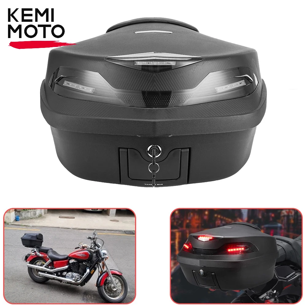 Motorcycle Rear Hard Cargo Box 48L Universal Top Cases Trunk Storage Tail Box With LED Light For BMW For Street Glide For Yamaha
Motorcycle Rear Hard Cargo Box 48L Universal Top Cases Trunk Storage Tail Box With LED Light For BMW For Street Glide For Yamaha