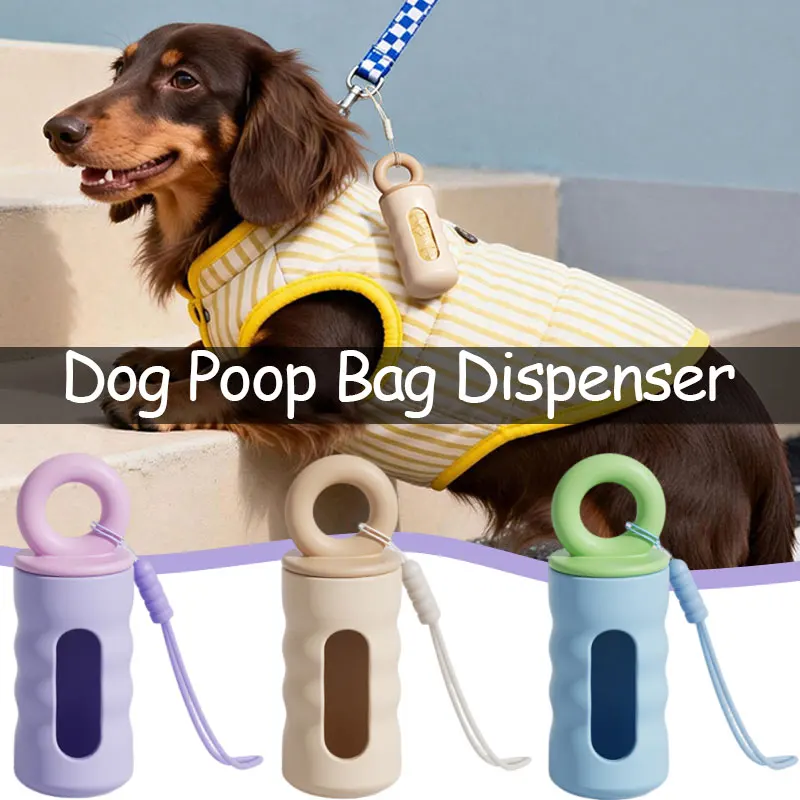 Portable Dog Poop Bag Dispenser with Hanging Rope Screw-on Lid Dogs Cats Waste Bag Box for Outdoor Activities Pets Accessories
Portable Dog Poop Bag Dispenser with Hanging Rope Screw-on Lid Dogs Cats Waste Bag Box for Outdoor Activities Pets Accessories