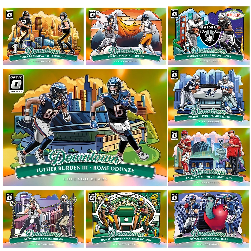 Rugby DIY Homemade Downtown Football Drew Brees Patrick Mahomes Bonix Jalen Hurts Laser Collectible cards Holiday gifts
Rugby DIY Homemade Downtown Football Drew Brees Patrick Mahomes Bonix Jalen Hurts Laser Collectible cards Holiday gifts