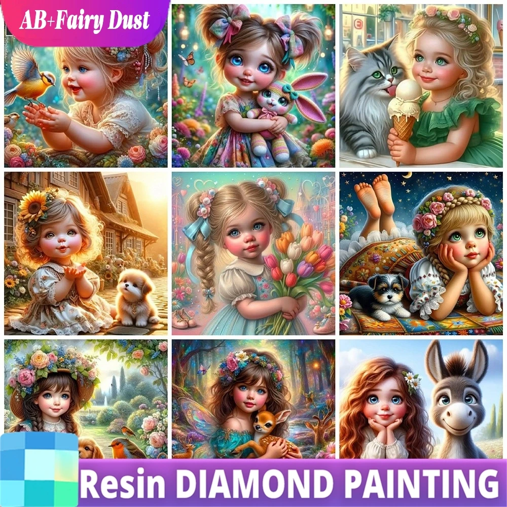 Смола Фея Пыль AB Diy Алмазная картина Портрет Девушка Полная дрель Мозаика Цветок 5d Вышивка Животное Собака Коллекция Детский подарок
Смола Фея Пыль AB Diy Алмазная картина Портрет Девушка Полная дрель Мозаика Цветок 5d Вышивка Животное Собака Коллекция Детский подарок