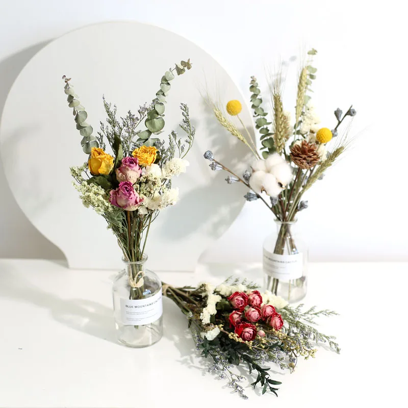 INS Nordic Style Dried Floral Bouquet - Eternal Rose & Eucalyptus for Home Decor, Living Room Table Vase Decor, Party Decor
INS Nordic Style Dried Floral Bouquet - Eternal Rose & Eucalyptus for Home Decor, Living Room Table Vase Decor, Party Decor