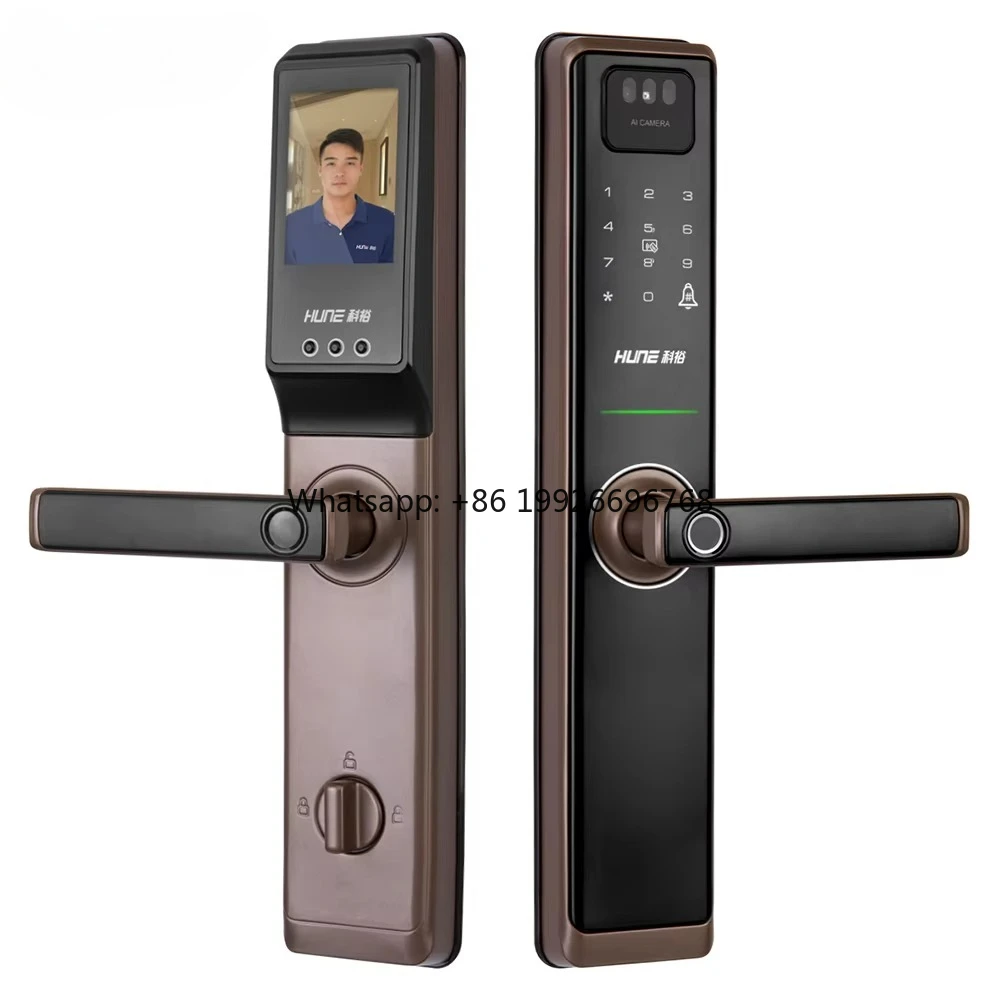 Smart Lock 3D Face Recognition Electronic Door Fireproof Fingerprint Tuya NFC Intelligent Digital Visual Intercom Door Lock
Smart Lock 3D Face Recognition Electronic Door Fireproof Fingerprint Tuya NFC Intelligent Digital Visual Intercom Door Lock