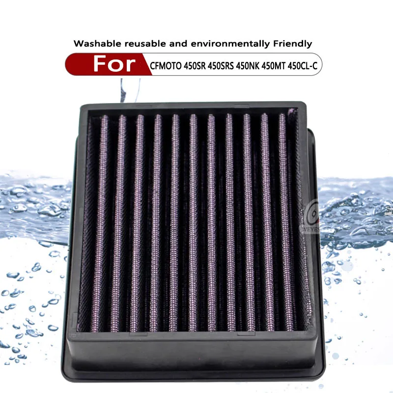 Motorcycle Air Filter Intake Cleaner Air Element Cleaner For CFMOTO 450SR 450CL-C 450NK 450SRS 450MT
Motorcycle Air Filter Intake Cleaner Air Element Cleaner For CFMOTO 450SR 450CL-C 450NK 450SRS 450MT