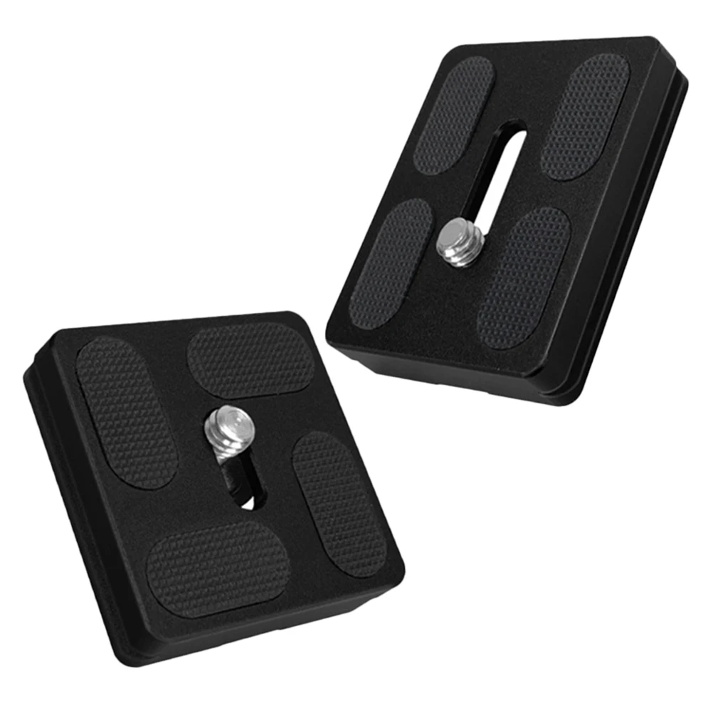 2pcs Black Aluminum Tripod Quick Release Plate Compatible DSLR Camera Mount Accessories Photography Studio Equipment
2pcs Black Aluminum Tripod Quick Release Plate Compatible DSLR Camera Mount Accessories Photography Studio Equipment