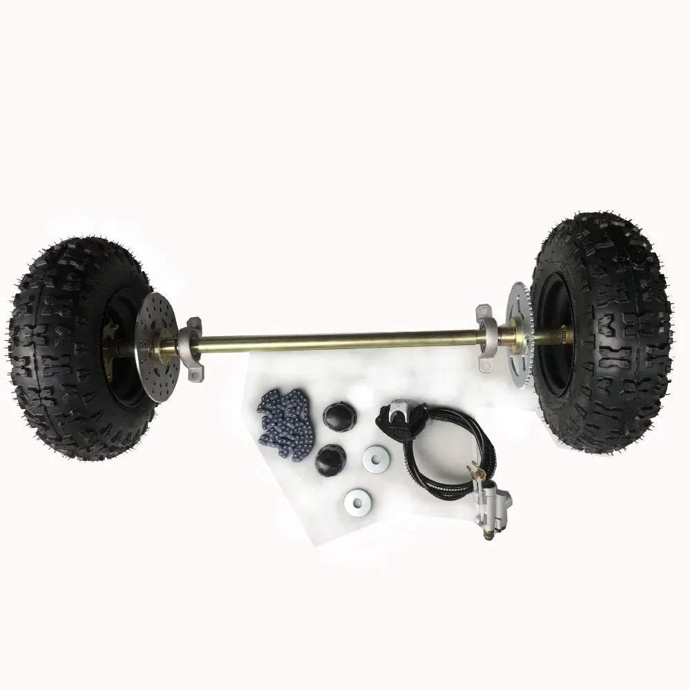 homemade modified quad beach bike three-wheel go-kart rear axle suspension with 6-inch wheel brake flange
homemade modified quad beach bike three-wheel go-kart rear axle suspension with 6-inch wheel brake flange