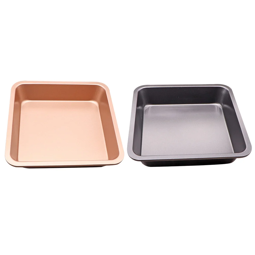2 Pcs Square Baking Dish Tools Carbon Steel Cake Mold Micro-wave Oven Pans Toast Bread Tray Plate
2 Pcs Square Baking Dish Tools Carbon Steel Cake Mold Micro-wave Oven Pans Toast Bread Tray Plate