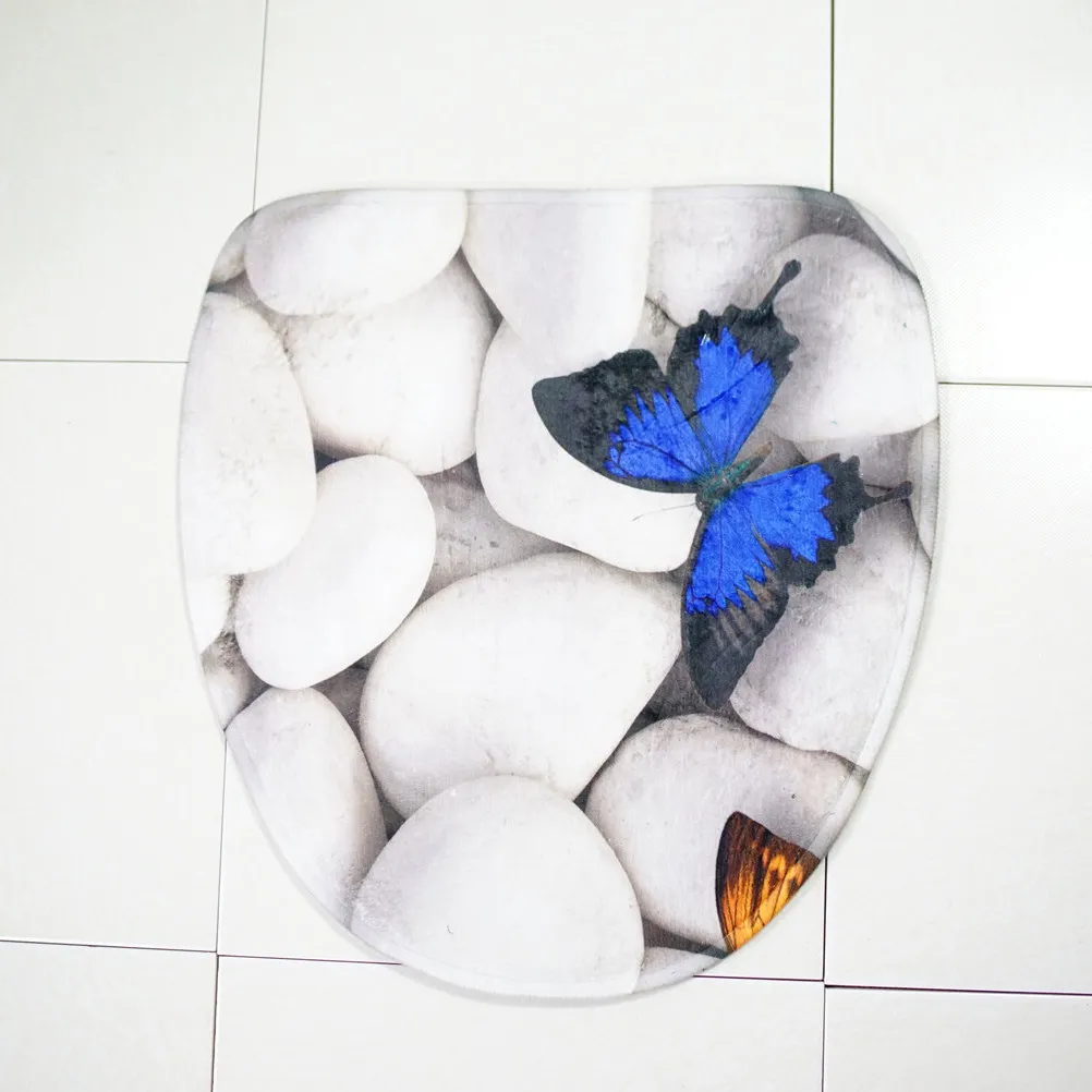 Набор из 3 ковриков с принтом для ванной комнаты: контурные коврики для туалета и ванной, устойчивые к пятнам
Набор из 3 ковриков с принтом для ванной комнаты: контурные коврики для туалета и ванной, устойчивые к пятнам