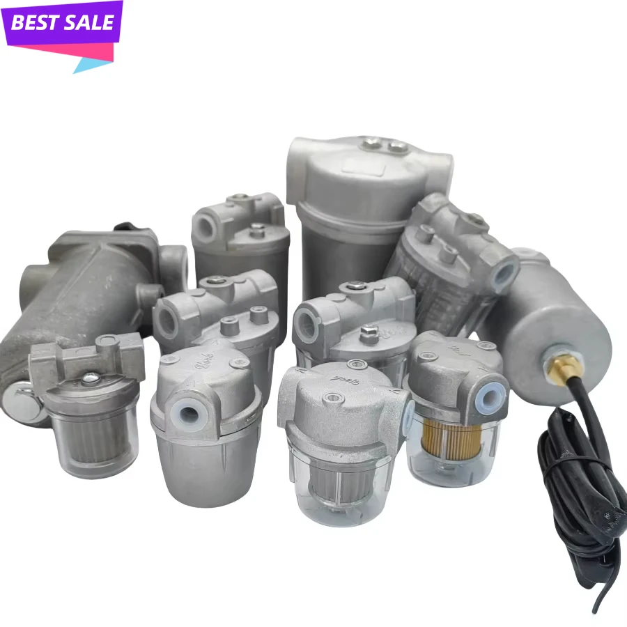 YORK Oil filter for oil burner Transparent P.C. Cup 1/4" 3/8" Small Diesel Fuel Filter for Boiler 25L/H
YORK Oil filter for oil burner Transparent P.C. Cup 1/4" 3/8" Small Diesel Fuel Filter for Boiler 25L/H