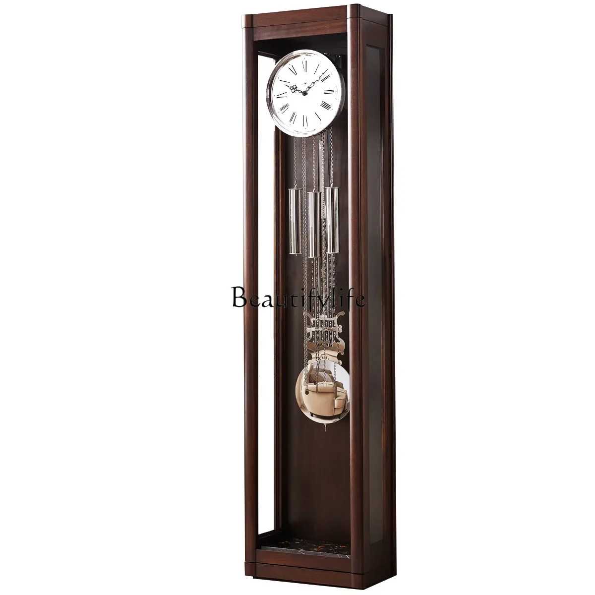 Modern simple vertical clock European floor retro German Helmler clock machinery
Modern simple vertical clock European floor retro German Helmler clock machinery