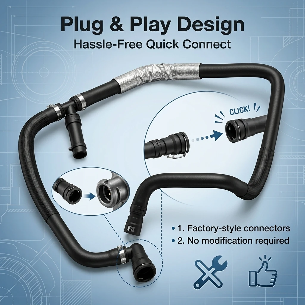 NEW Coolant Hose For Ford F150 2011-2014 NEW HVAC Heater Hose F-150 BL3Z18472J 626-620 BL3Z-18472-J
NEW Coolant Hose For Ford F150 2011-2014 NEW HVAC Heater Hose F-150 BL3Z18472J 626-620 BL3Z-18472-J