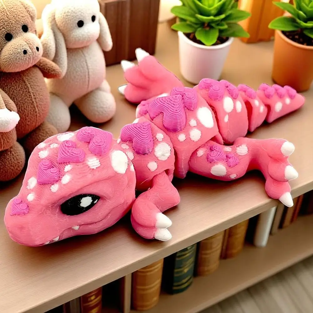 Movable Joints 3D Printed Dragon Model Handicraft Figurine 3D Rotatable Articulated Dragon Cartoon Realistic
Movable Joints 3D Printed Dragon Model Handicraft Figurine 3D Rotatable Articulated Dragon Cartoon Realistic
