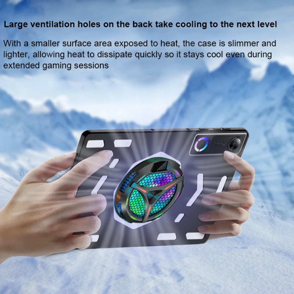 TPU Cooling Protective Case for Legion Y700 Gen 5 2026,Back Hollow Design for Tablet Cooler Mounting,Shockproof Protection Shell
TPU Cooling Protective Case for Legion Y700 Gen 5 2026,Back Hollow Design for Tablet Cooler Mounting,Shockproof Protection Shell