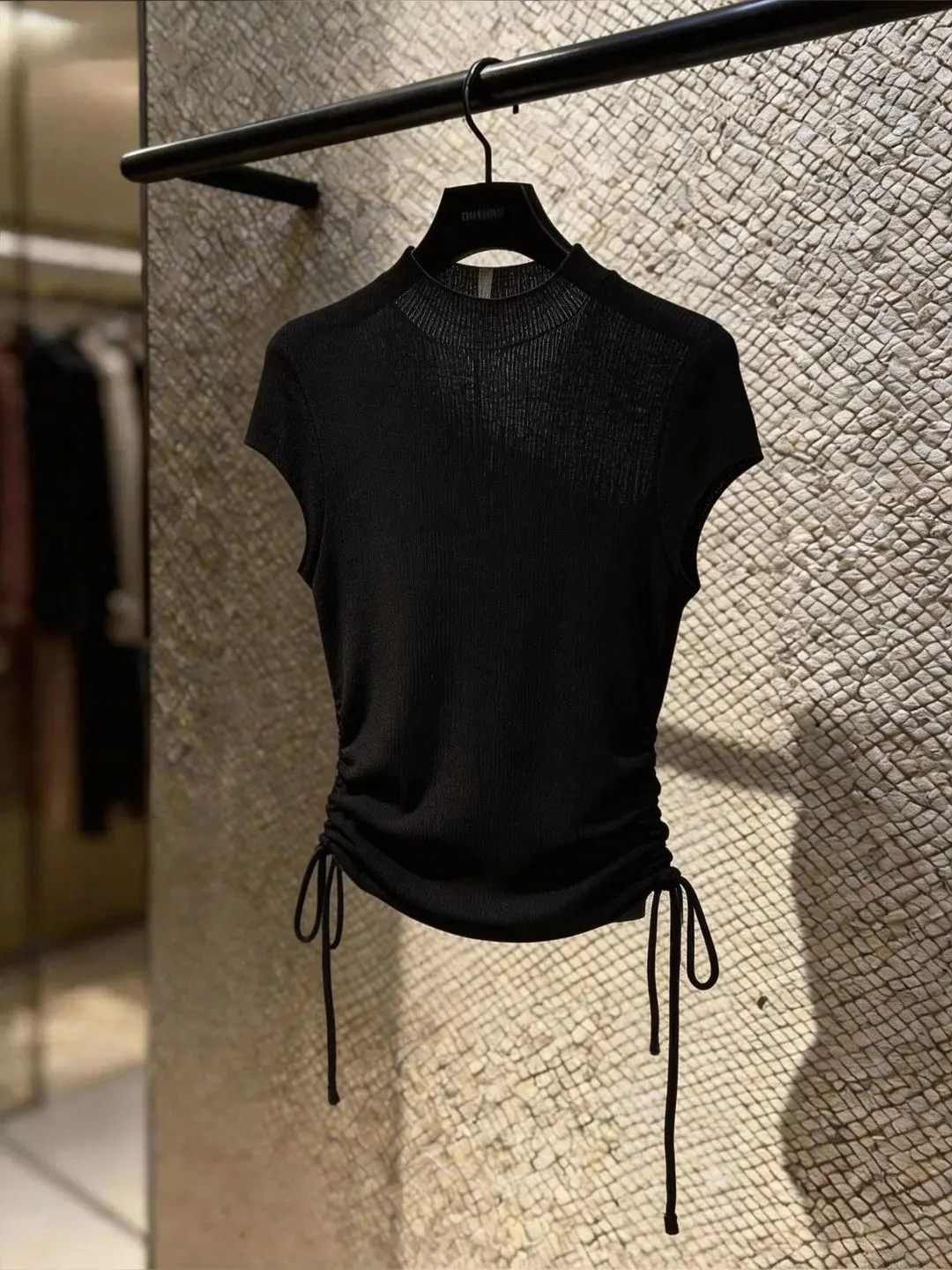 Summer Ice Silk Knitted Sweater Drawstring Tunic Top Slim Fit Color Versatile Design Korean Style Commute Fashion
Summer Ice Silk Knitted Sweater Drawstring Tunic Top Slim Fit Color Versatile Design Korean Style Commute Fashion